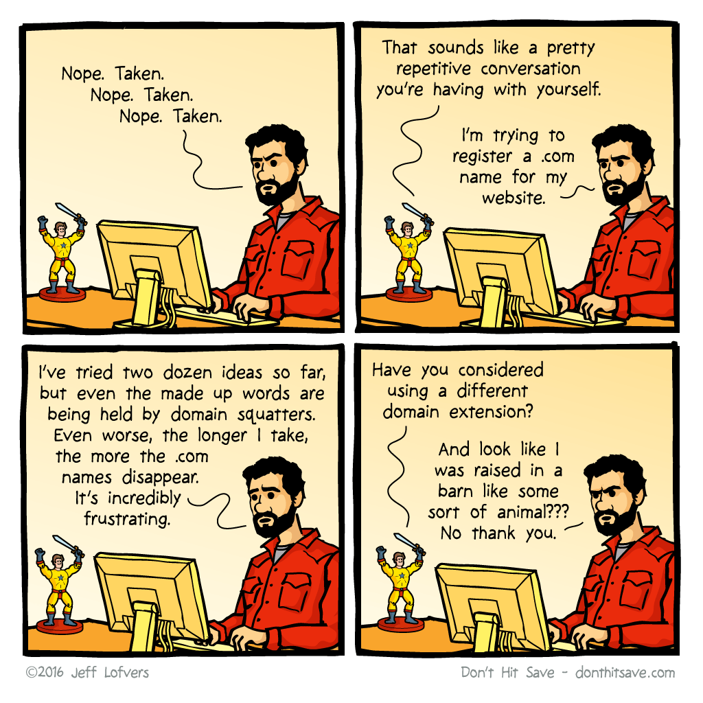 Don't Hit Save - Domain Names
